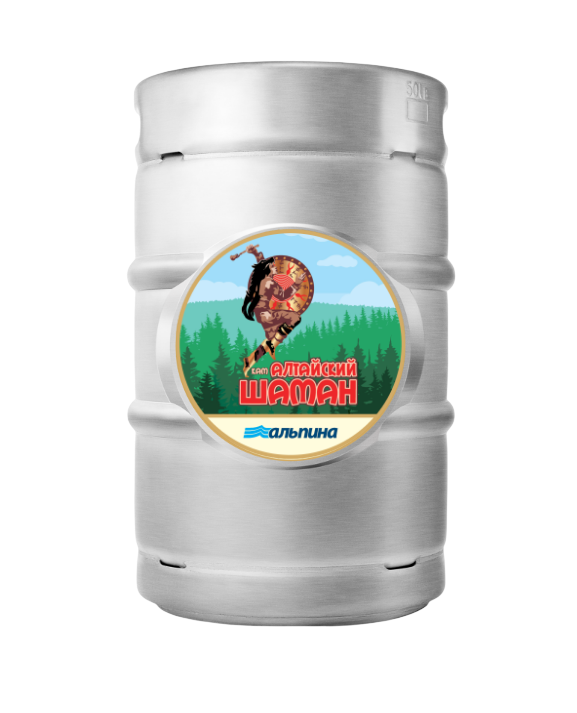 Пиво светлое фильтрованное пастеризованное «Алтайский Шаман Кам»
