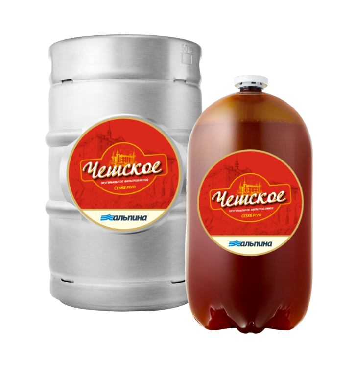 Пиво светлое фильтрованное пастеризованное «Чешское оригинальное»