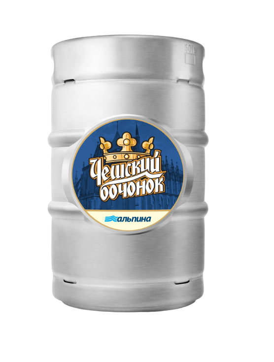 Пиво светлое фильтрованное пастеризованное «Чешский бочонок»